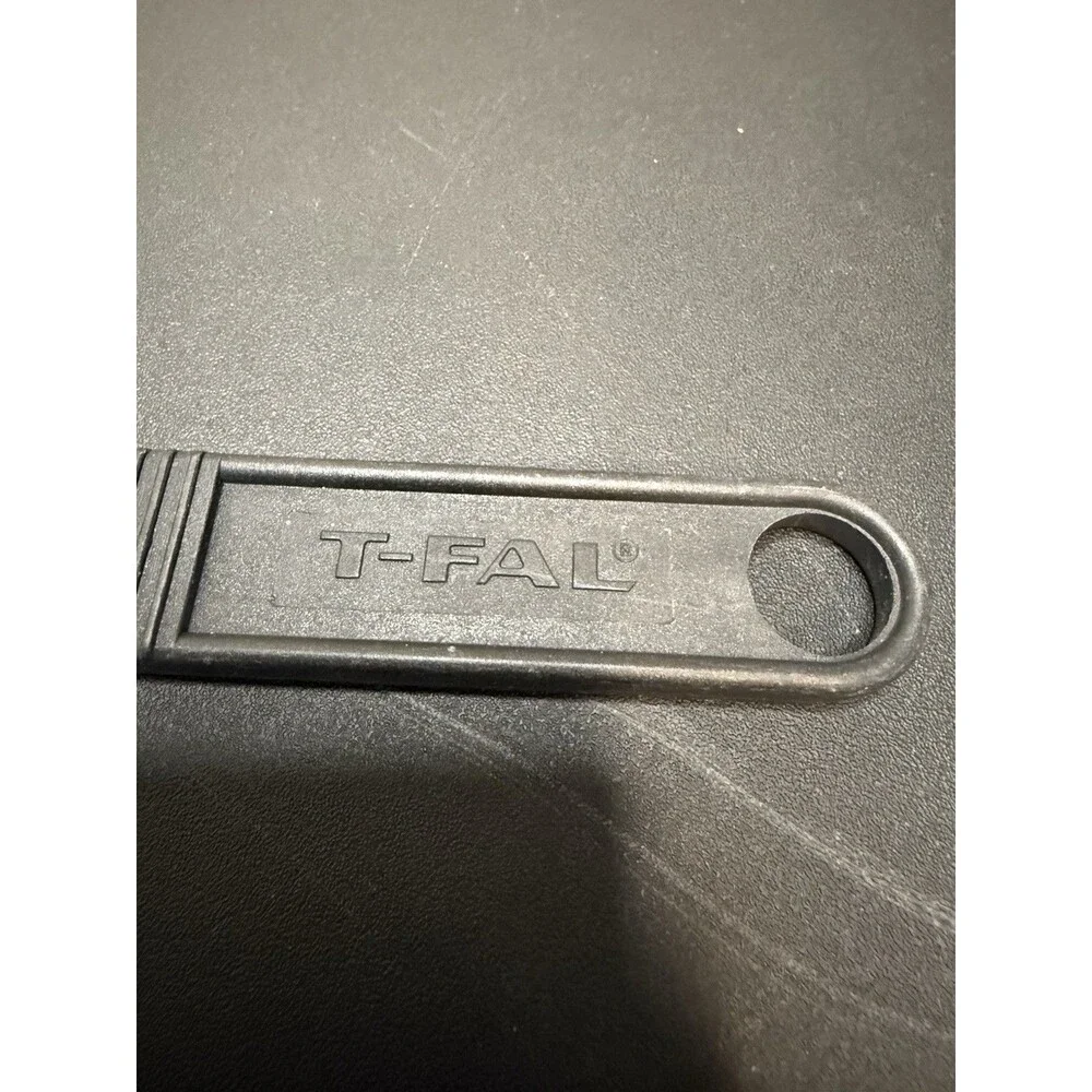 Vintage T-Fal Black Plastic Soup Ladle Kitchen Utensil Heat-Resistant Spoon